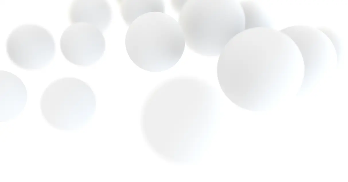 white background with bubbles