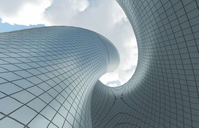 Swirling building