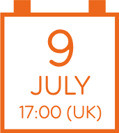calendar image date 11 July 17:00 UK